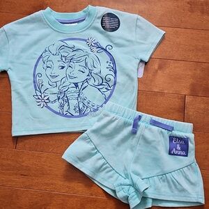 Nwt Disney Frozen Shorts Set